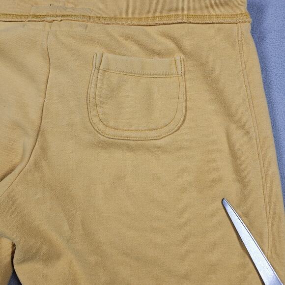 American Eagle Y2K Sweatpants Womens Medium Fleece Low Rise Yellow Mallcore - Picture 7 of 15